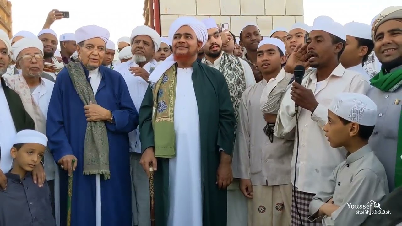 من الموروث الشعبي_التهاويد في روضة الحبيب سالم بن حفيظ _في منطقة مشطة_ودعاء الحبيب عمر بن حفيظ