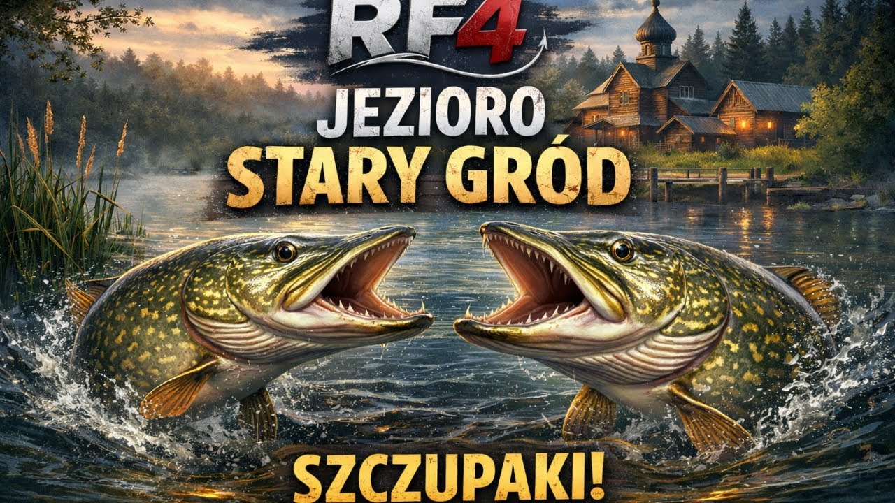 RF4 | Szczupaki na spinning 🎣 Jezioro Stary Gród | Old Burg Lake | Mocne brania!