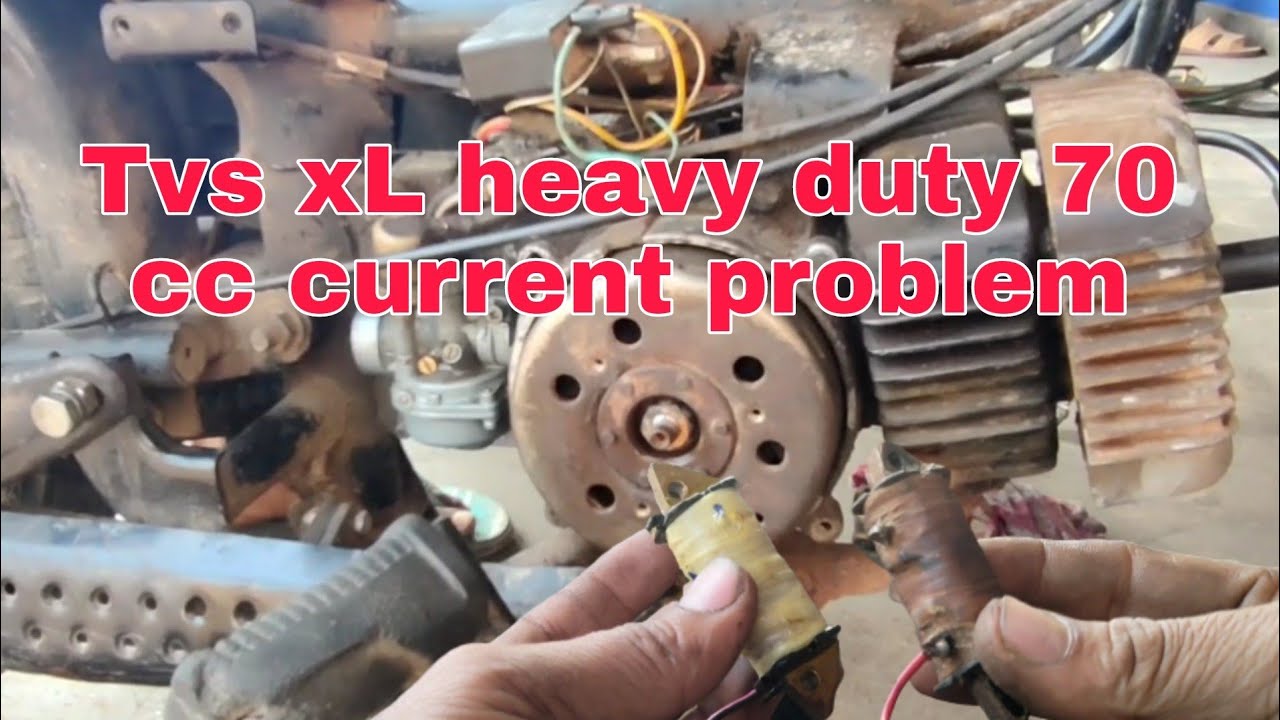 TVS XL heavy duty 70 cc bike current missing problem solve kaise karen dekhiae