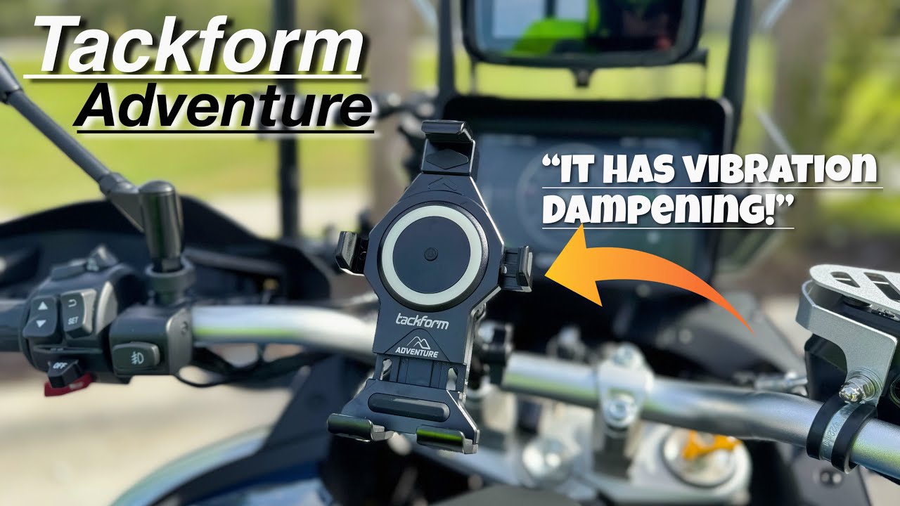 World's Best Phone Motorcycle Mount & Wireless Charger (2023) - Tackform Adventure