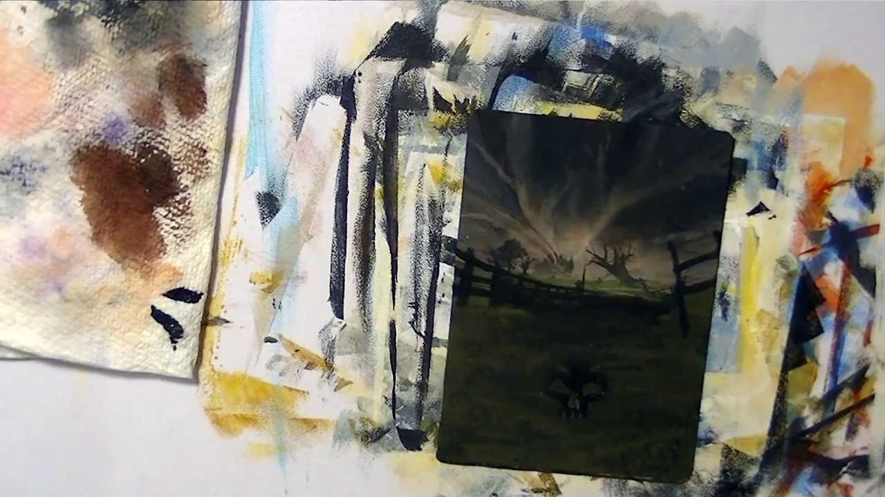 Altering an MTG Basic Land - Swamp into A Full Art Card