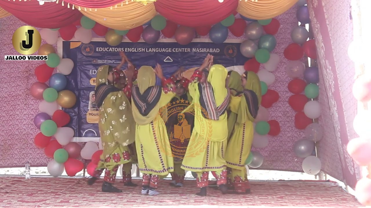 Balochi Duchapi | Female Students | Bravi Song | Gori Balochistan | Khaliq Farhad | EELCNasirabad