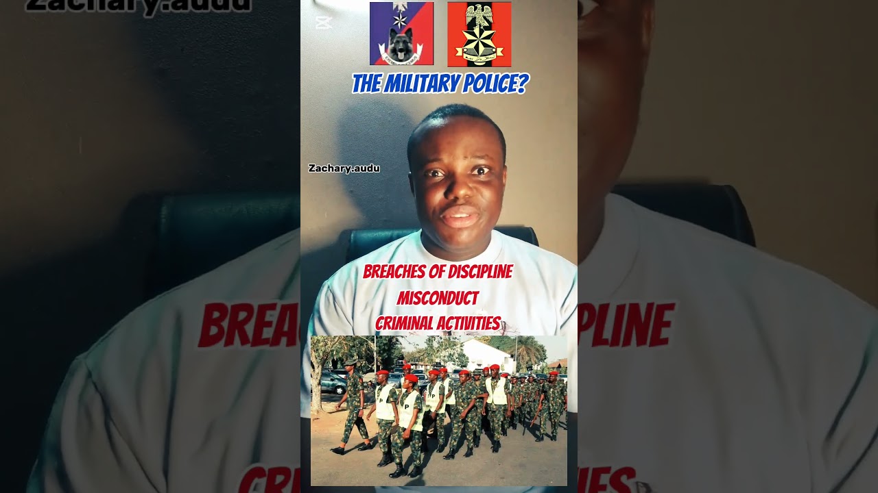 What do you know about the Nigerian Army Corps of Military Police. #nigeria #history  #specialduty