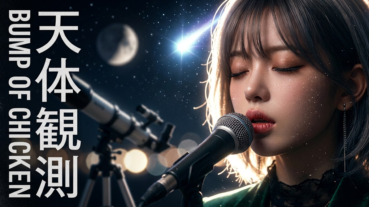 BUMP OF CHICKEN/天体観測 女性ボーカルでカバーしてみた！ ai cover songs japanese