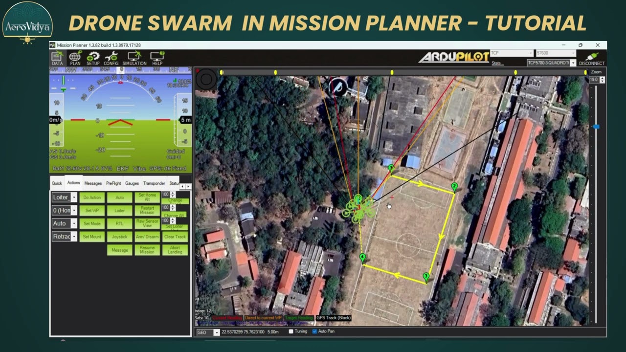 How to Simulate Swarming in Mission Planner- Step by Step Guide.