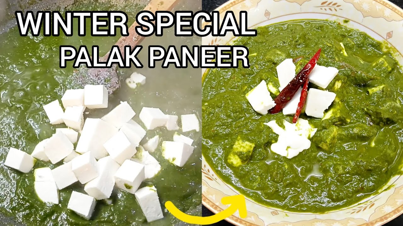 Winter Special PALAK PANEER 🤤😋👌🏻Yummiest Recipe Ever👍Recipes By Mohsin #trending #food #cooking 