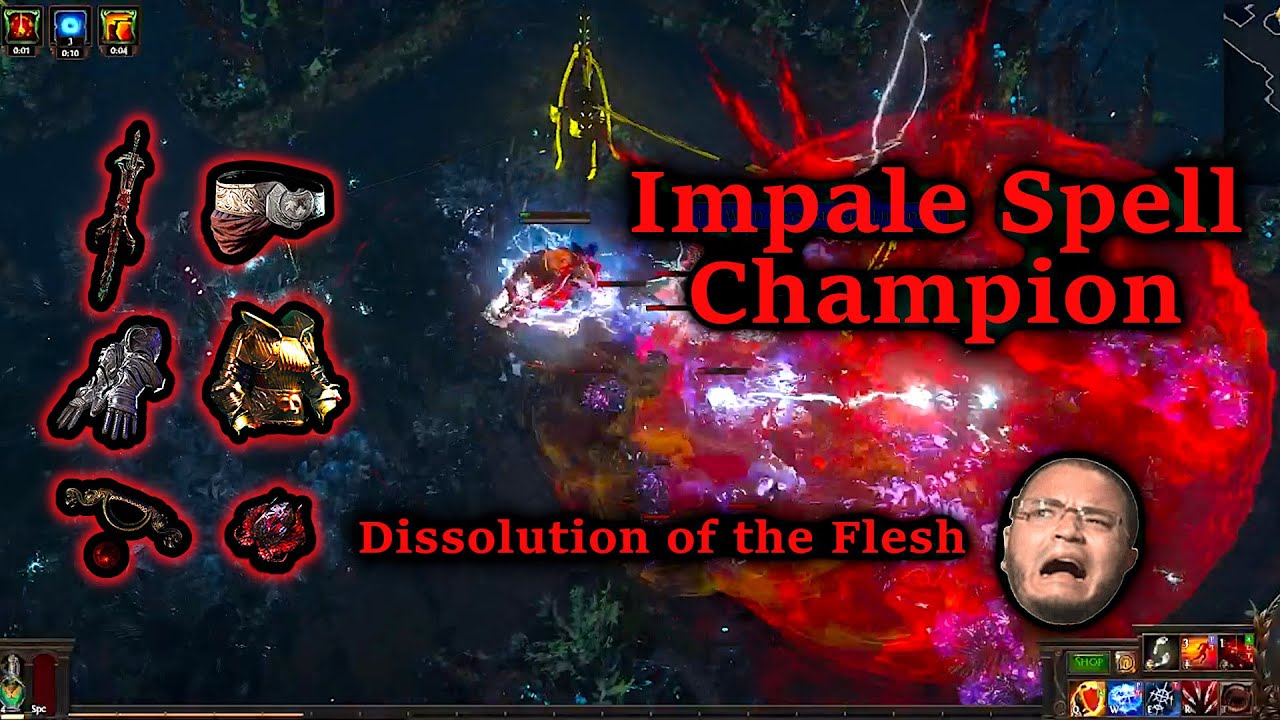 Spell Impale. Relic of the Pact. Champion - Path of Exile (3.20 Sanctum)