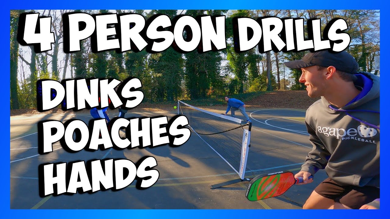 Four Person Pickleball Drills | Pickleball Road to Pro 6