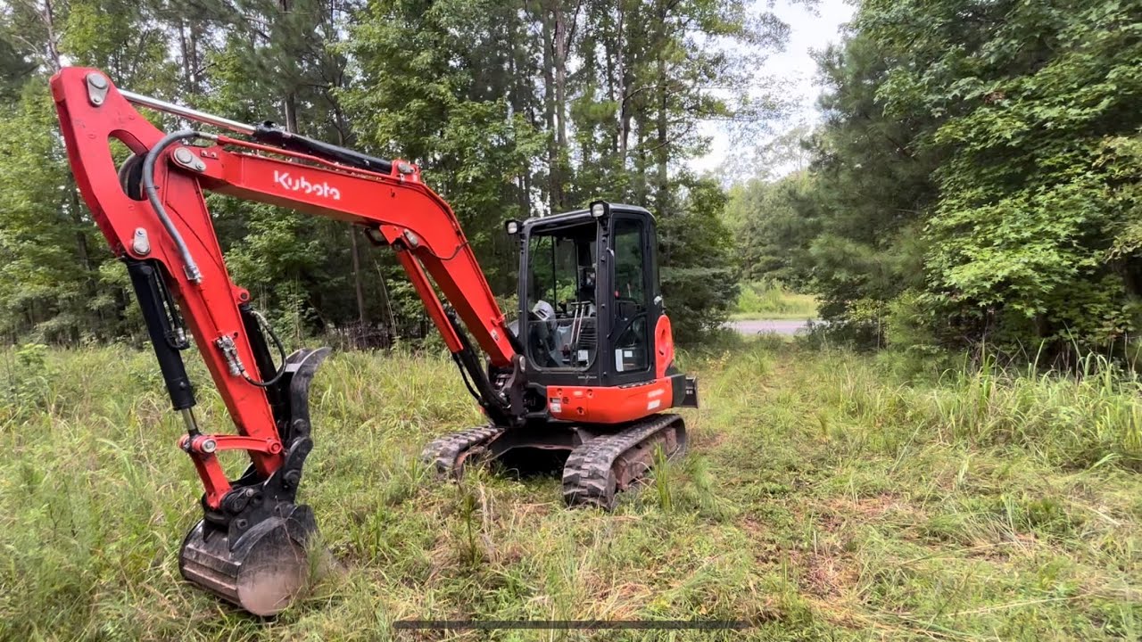 Clearing for a New Homesite with the Kubota KX 040-4