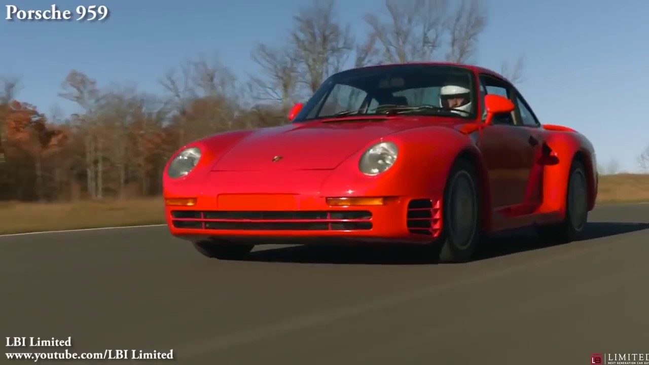 Lamborghini Diablo vs Porsche 959 vs Ferrari F40   Sound Exhaust Acceleration Dr