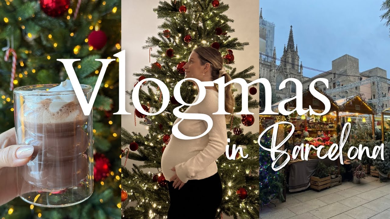 VLOGMAS 2 🎄| Горячий шоколад Earl Grey 🍫, рождественская ярмарка в Саграда Фамилия и средства по ...