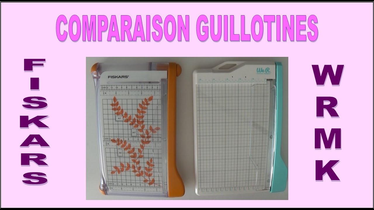 Comparaisons entre les guillotines 
