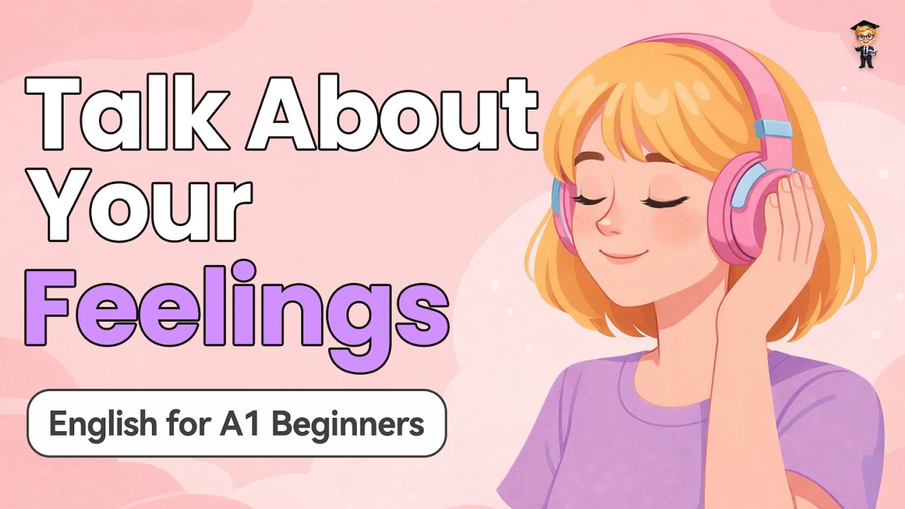 Everyday English – Talking About Your Feelings | A1 Beginner | Real Conversations