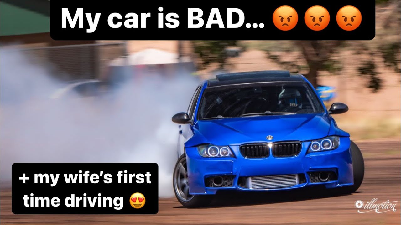 Мой дрифт-кар BMW 335i РАЗРУШЕН, ПЕРВАЯ СТОЛКНОВЕНИЕ :(