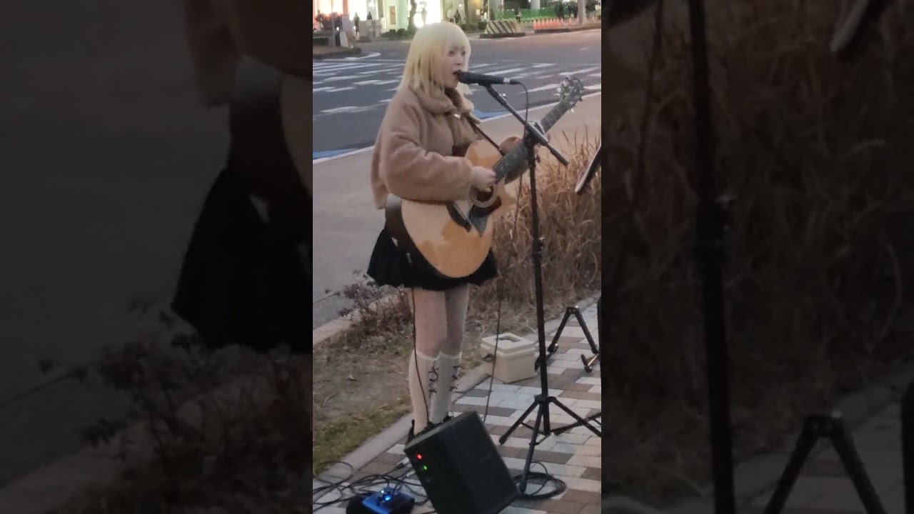 パクユナ(박유나/ParkYoona)さん　栄駅路上ライブ⑫　2026年2月21日土曜日17時から 新曲オリジナル曲透明になった街