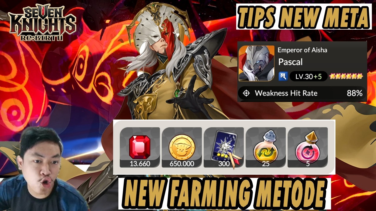 🔥🔥META FARMING RAID! DAPAT RUBY LEBIH BANYAK, ESSENCE, FOODER TICKET, ETC.! - SEVEN KNIGHTS RE:BIRTH