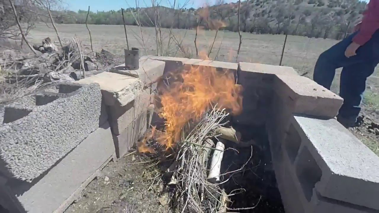 Twig Bundle Fire