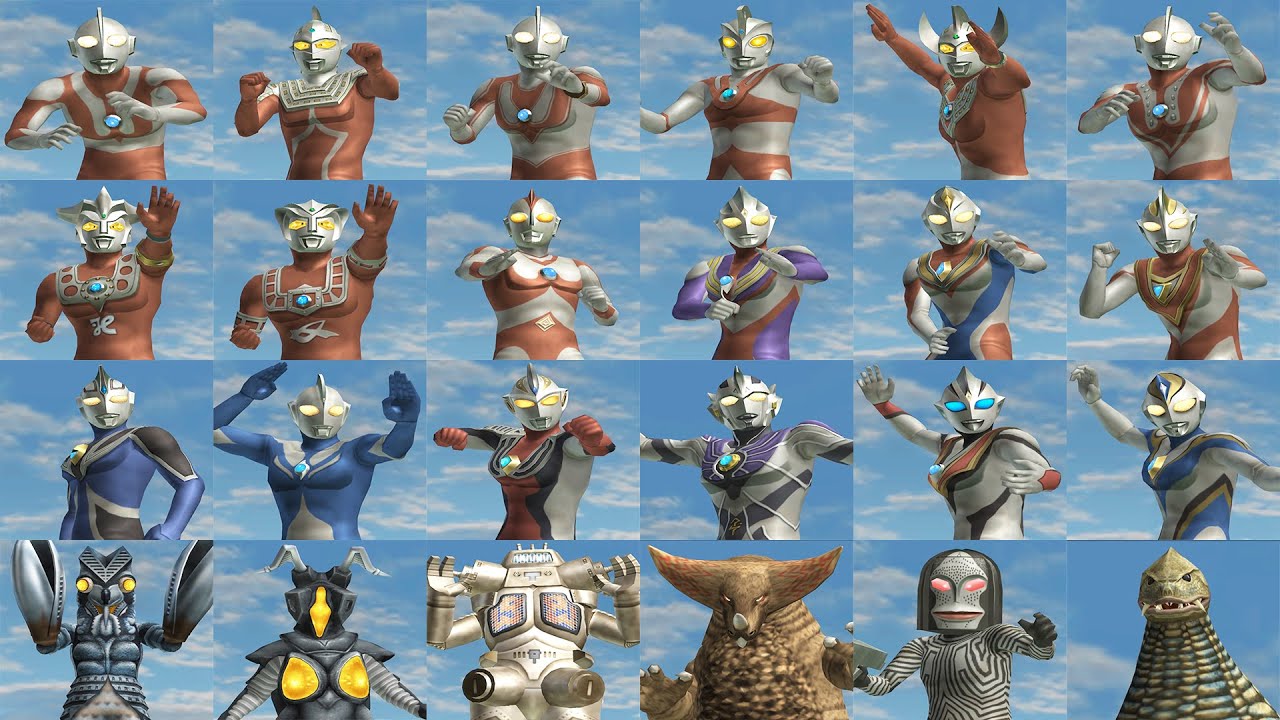 ウルトラマン FE 全シリーズ 必殺技集【総集編】