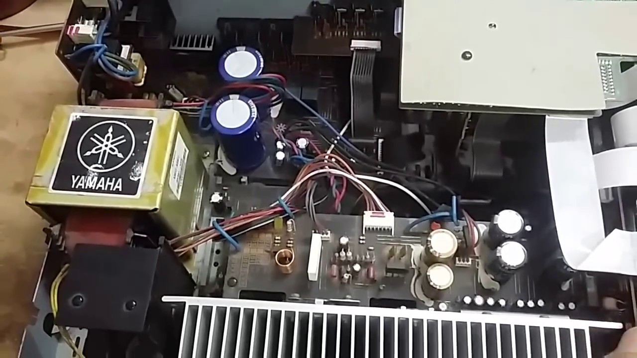 วิธีการซ่อมเครื่องเสียง Yamaha 6.1Ch รุ่น RX-V740 A/V Receiver อาการเปิดไม่ติด เปิดแล้วตัด no power