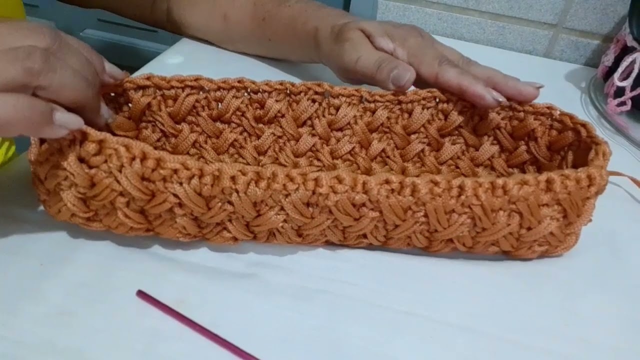BOLSA MARIA DE FIO NÁUTICO #crochedavovo