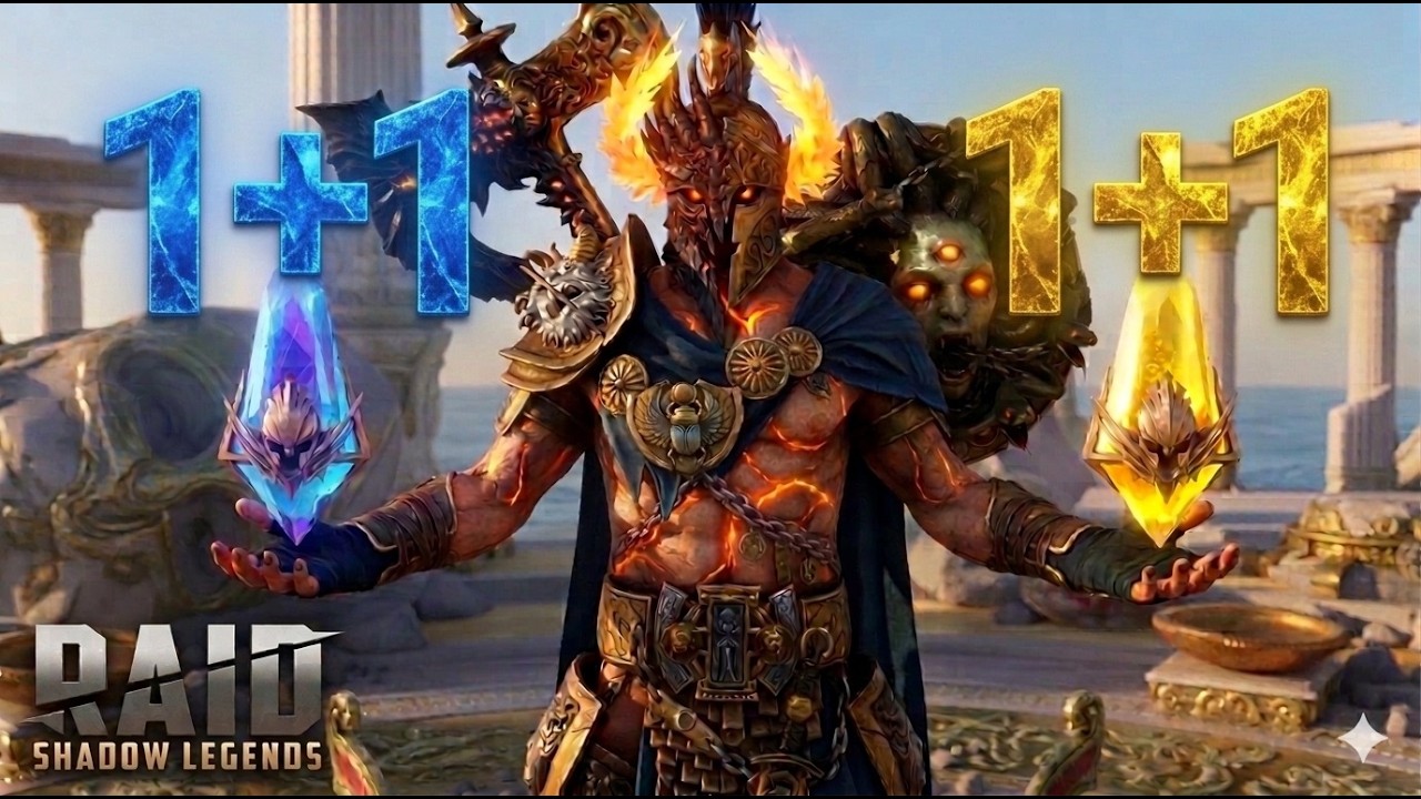 1+1 на сакрали та сині. Злиття Пелопса в Raid Shadow Legends