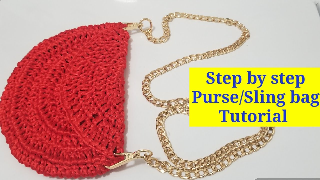 How to Crochet a Purse Bag| DIY crochet tutorial by miro zuber