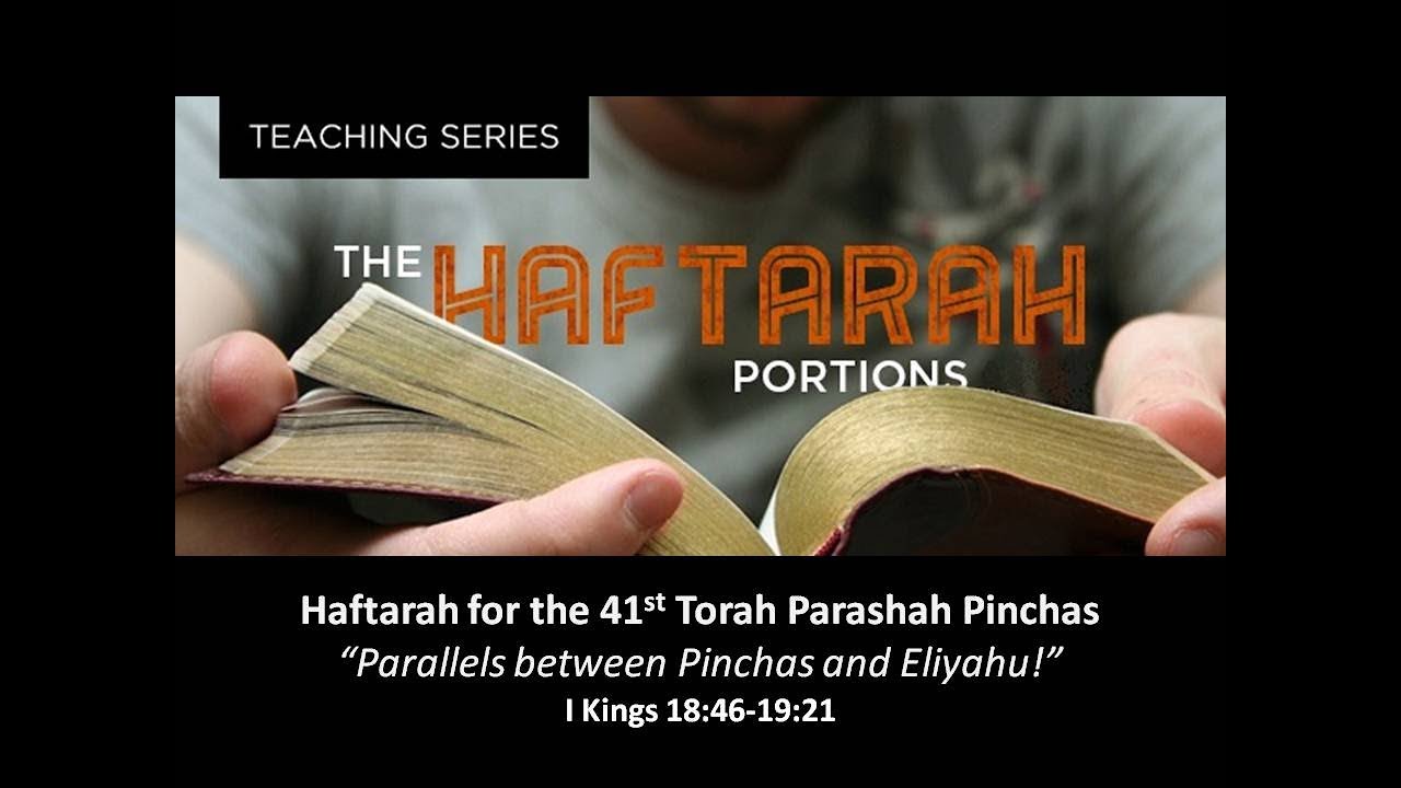#41 Haftarah Pinchas - God revealing His character to Pinchas, Elijah and Us