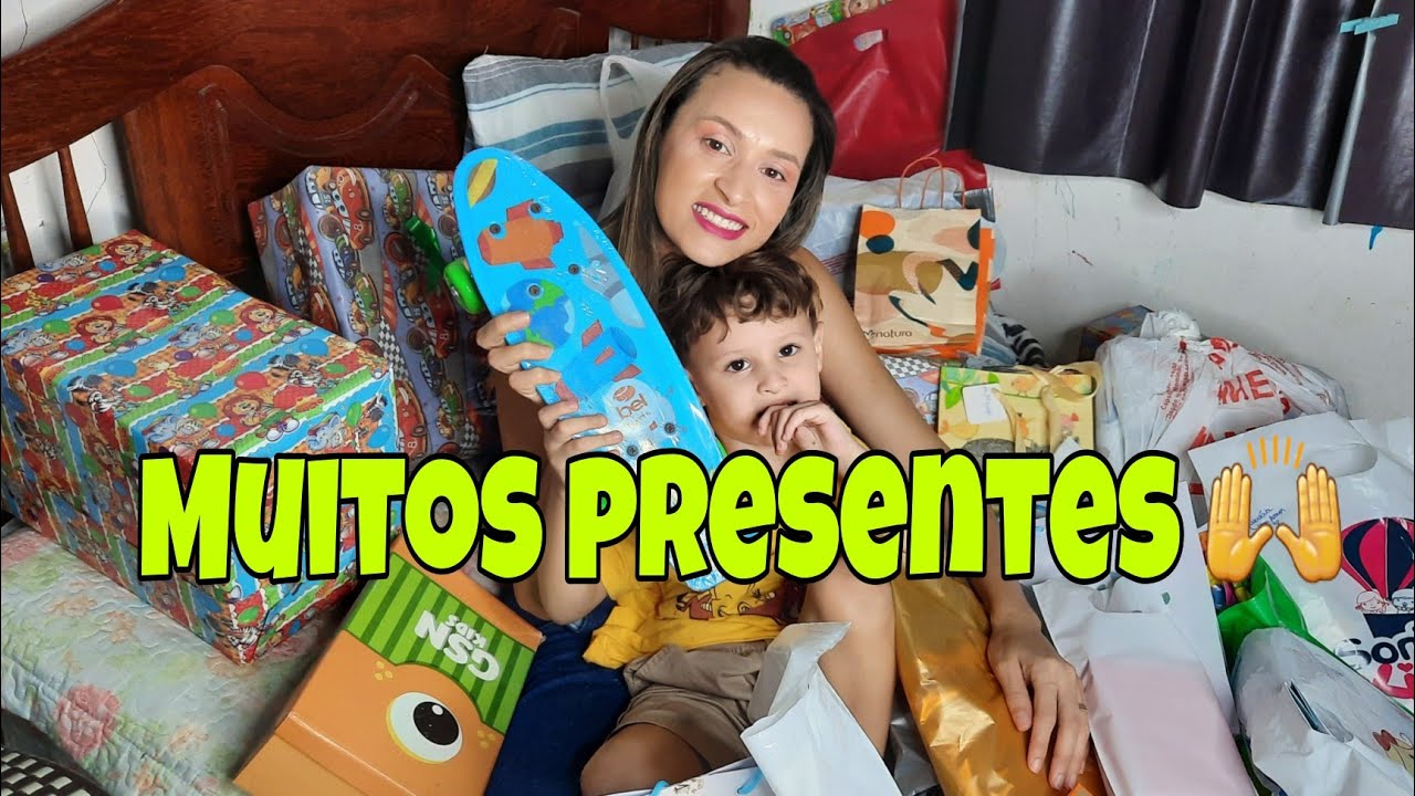 ABRINDO OS PRESENTES DA FESTA DE JOSE HIAGO | FOI QUASE UM GUARDA ROUPA DE ROUPAS NOVAS😱