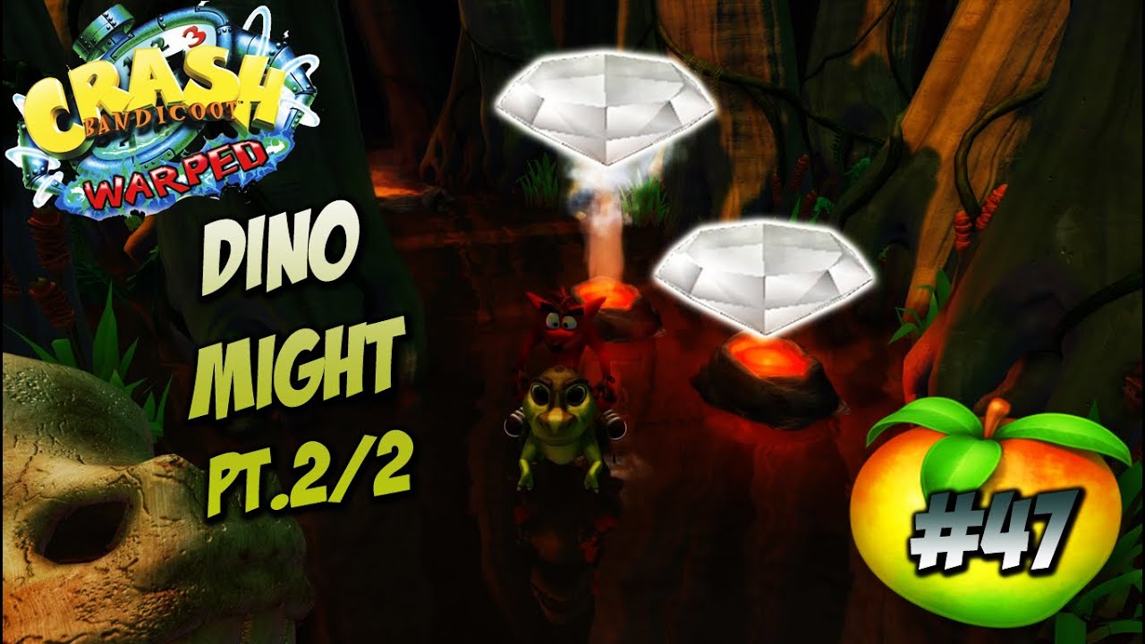 DINO MIGHT SECONDA PARTE - CRASH BANDICOOT 3 - WARPED - EP. 47 - GAMEPLAY ITA - GUIDA 105%