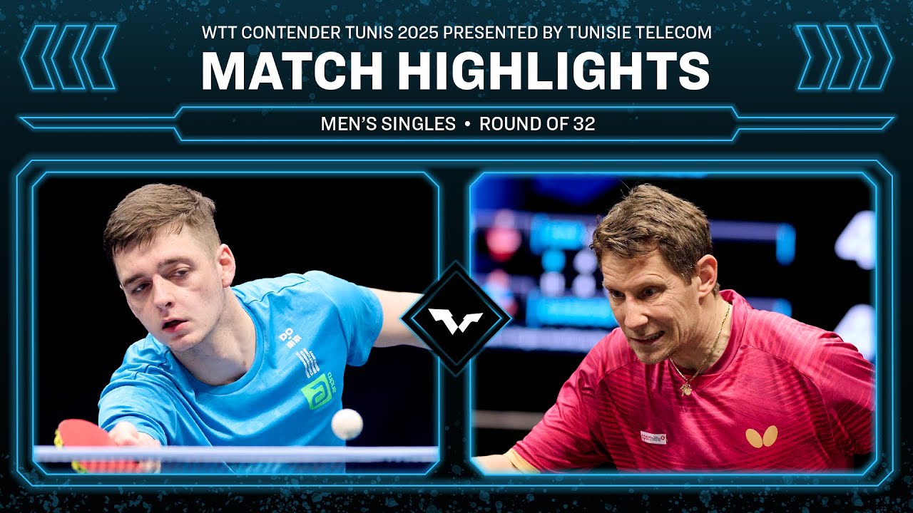 Thibault Poret vs Robert Gardos | Match Highlights | #WTTTunis 2025