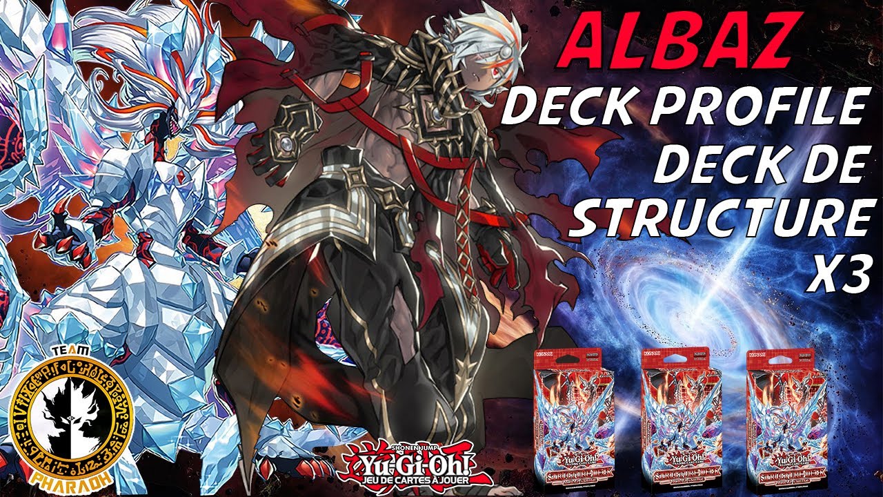 3x Deck De Structure Albaz - Deck Profile - Niveau 0 à Intermédiraire