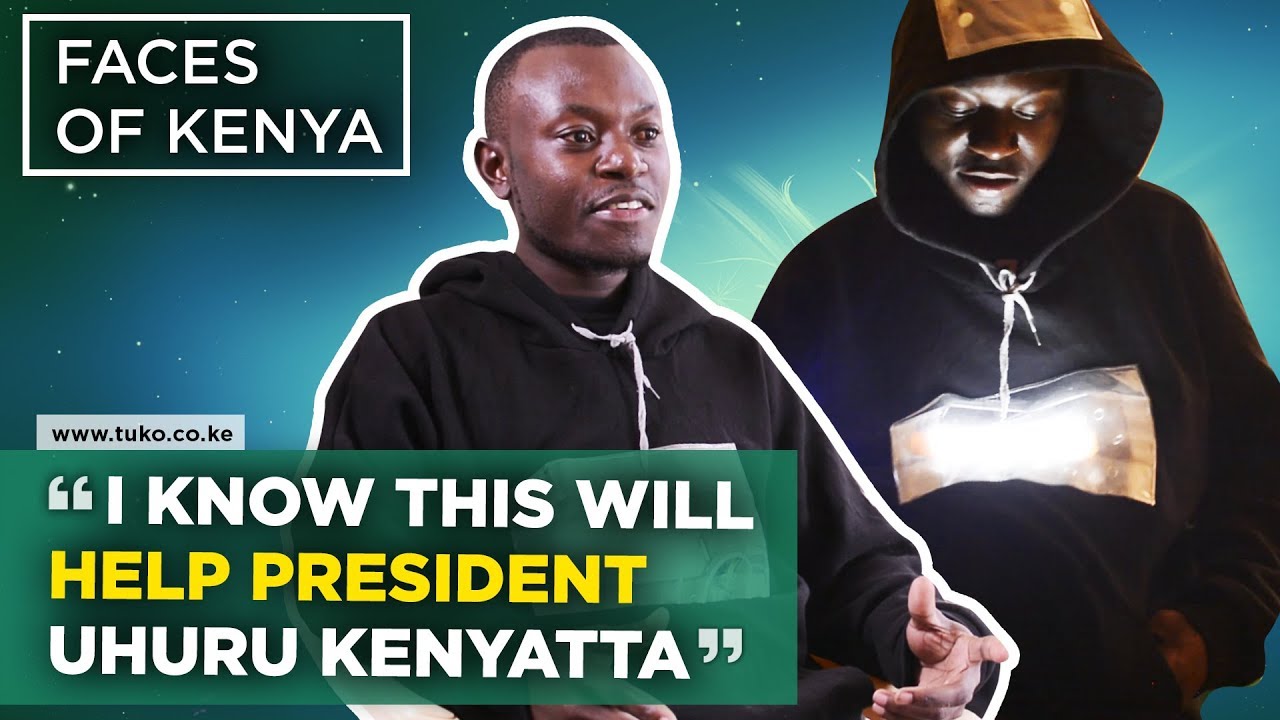 Faces of Kenya: Meet Kenyan Student Who Makes Unique LED Hoodies | Tuko TV