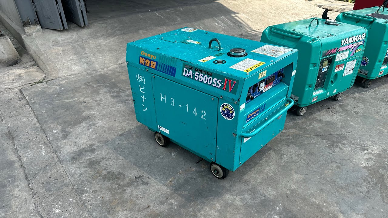 Báo giá lô máy phát điện nhật bãi chạy dầu mới về đủ công xuất phục vụ gia đình hè 2025 lh0944013454