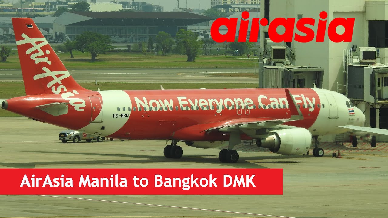 AirAsia Flight Experience: Manila to Bangkok Don Mueang Airport + NAIA Terminal 3 Ground Experience