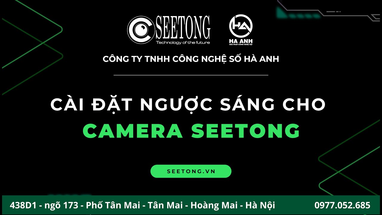 Hướng dẫn c&agrave;i đặt ngược s&aacute;ng cho camera Seetong