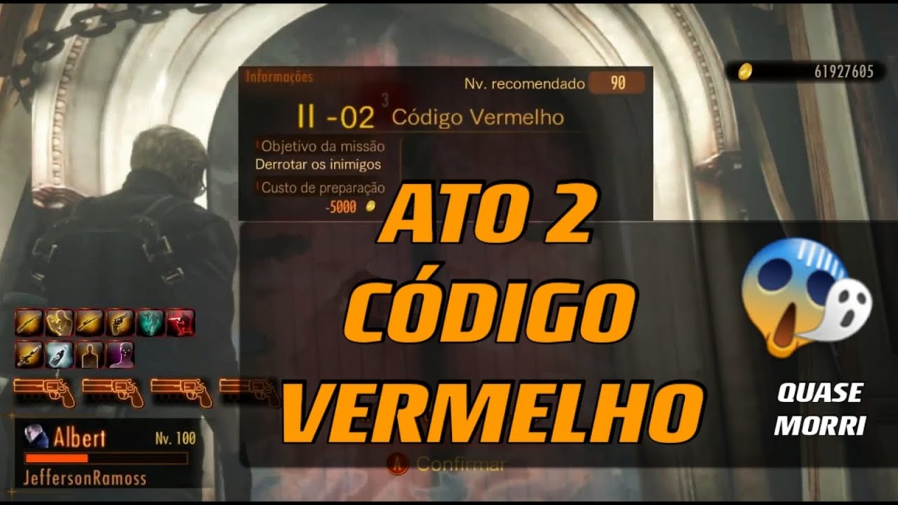 Quase Morri! Game Play Ato 2 Código Vermelho- Resident Revelations 2