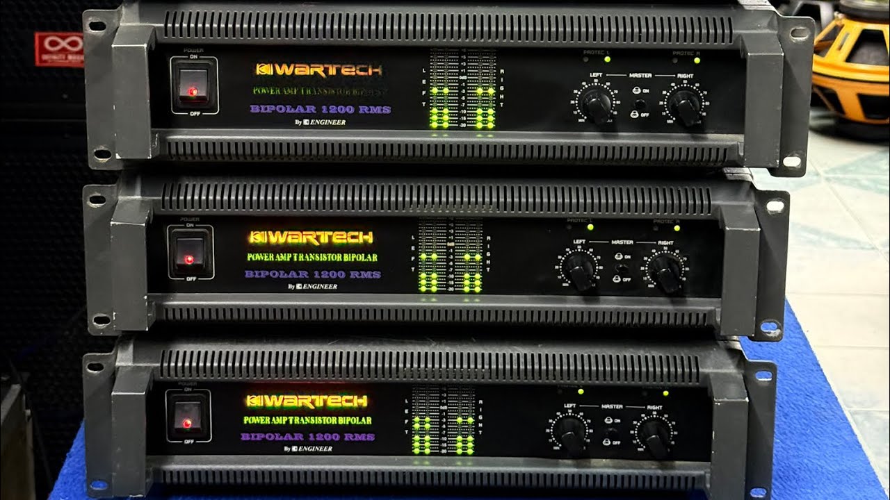 เพาเวอร์wartech 1200RMS ใช้งานปกติครับผม     ✳️ #ปล่อยแท่น1oooo #มาชมของได้เลยตลอดน่ะคราบ 