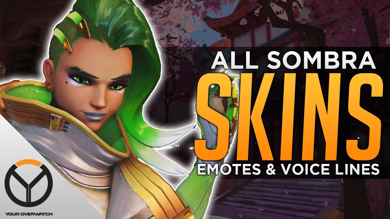 Overwatch: All Sombra Legendary Skins, Emotes & Voice Lines