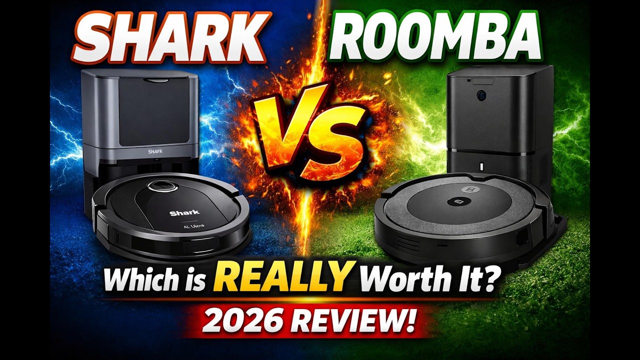Top 5 Best Robot Vacuums & Smart Mop 2026 | Shark AI Ultra vs Roomba i3+ EVO