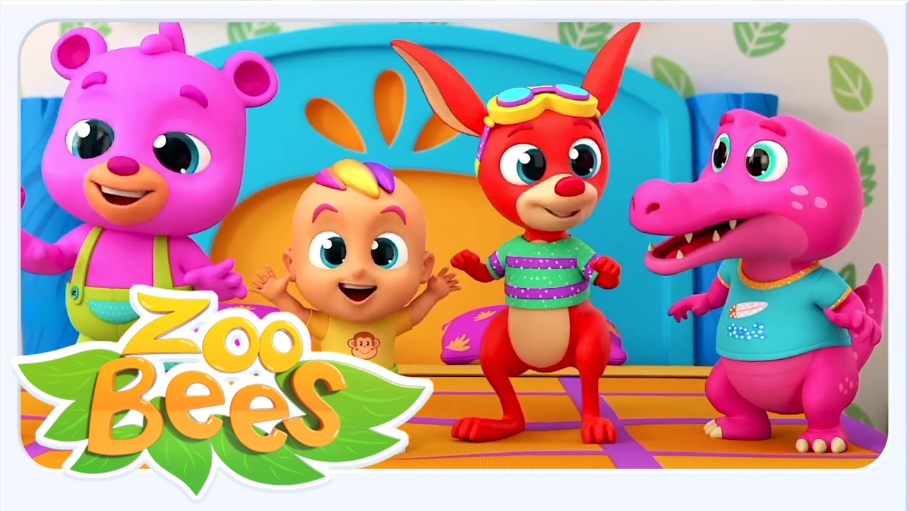 Cinque Piccoli Bambini | Più Canzoni di Apprendimento del Numero - Zoobees