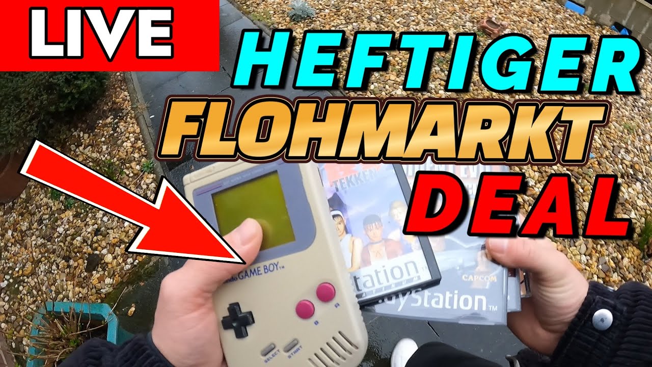 LIVE Flohmarkt Action - Es geht schon wieder los ! Schöner Retro Nintendo Playstation Deal