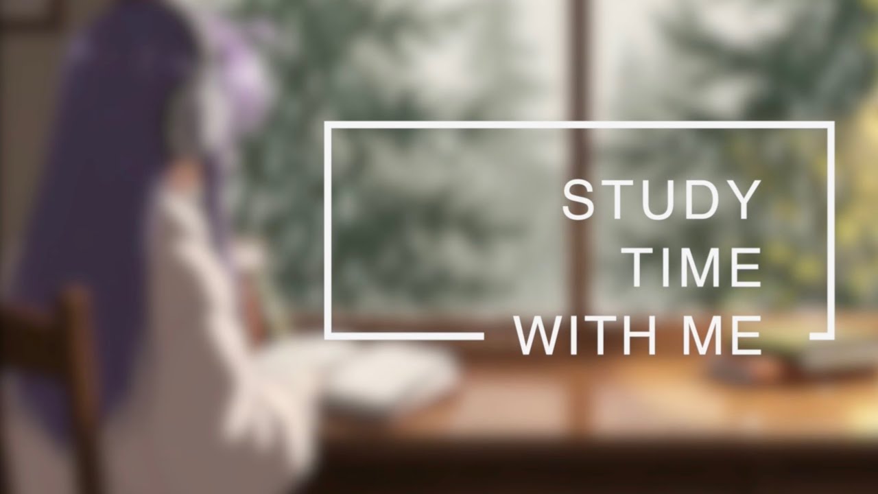 Study With Me 🌿 | 1 Hour | Anime Aesthetic Greenery | Lofi | No Talking