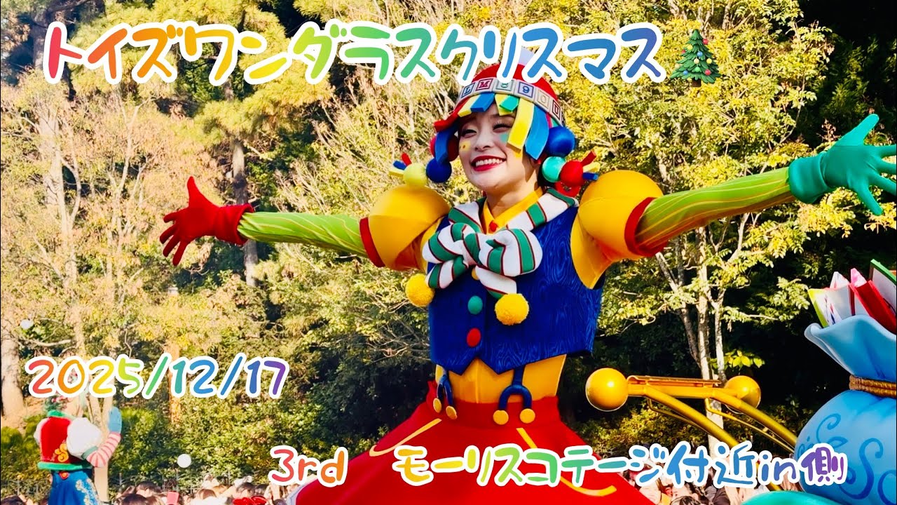 【ディズニーランド】2025トイズワンダラスクリスマス⭐︎モーリスコテージ横