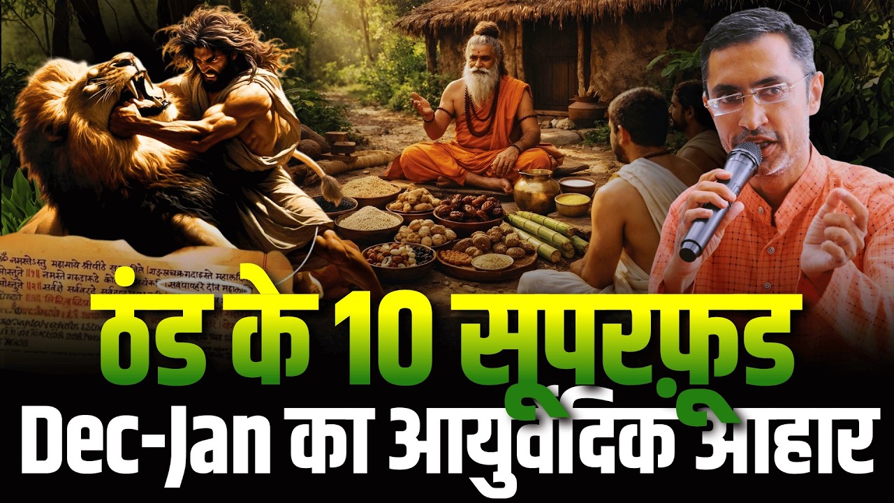 Dec-Jan का आयुर्वेदिक आहार | 10 Superfoods for Winter | हेमंत-शिशिर ऋतुचर्या | Winter Health Tips