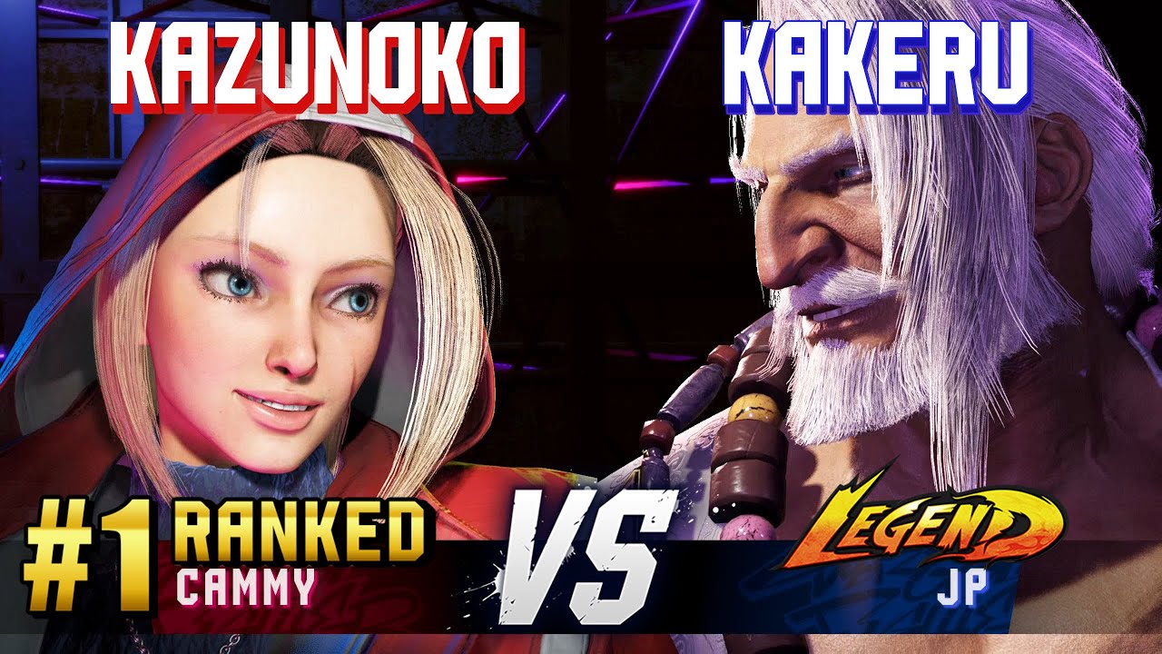 SF6 ▰ KAZUNOKO (#1 Ranked Cammy) vs KAKERU (JP) ▰ High Level Gameplay