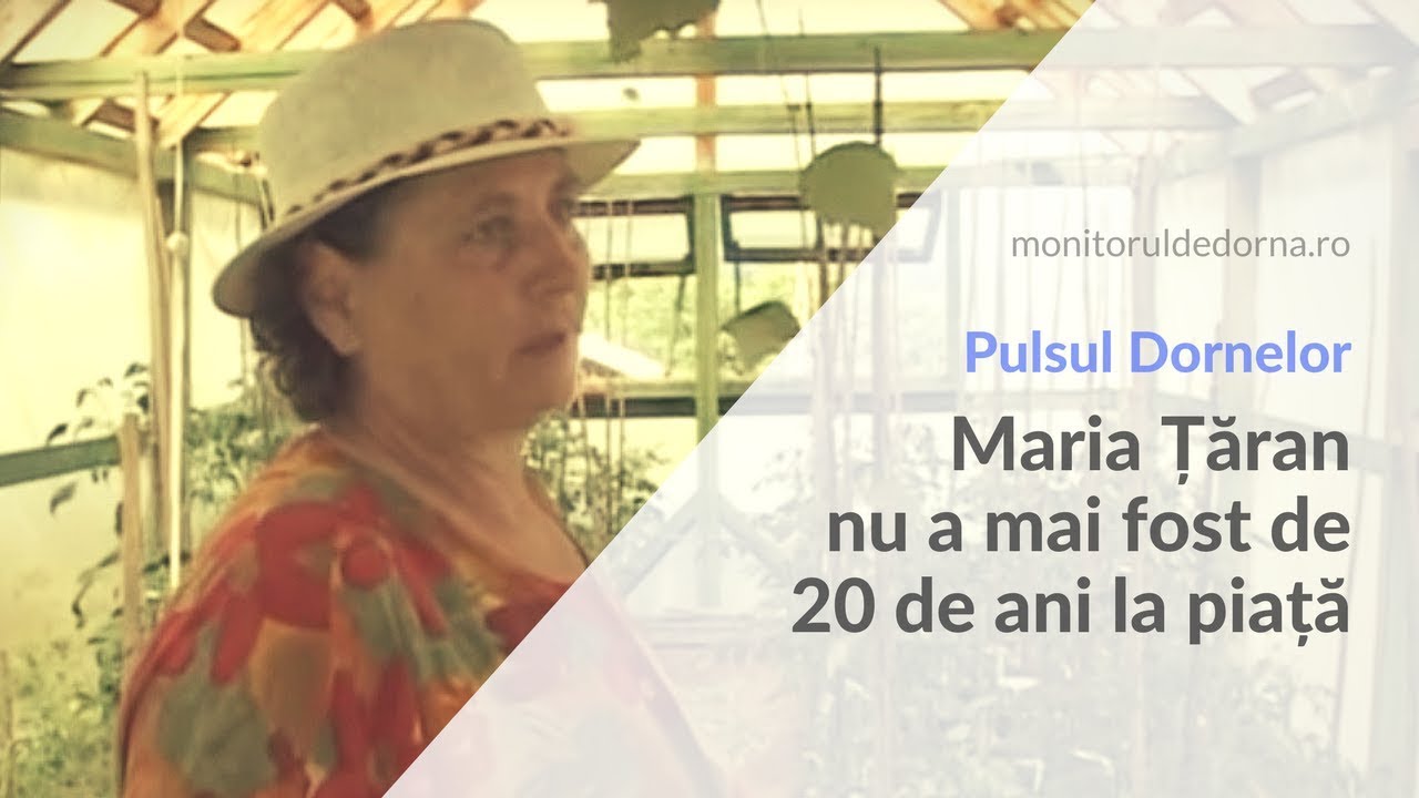Maria Țăran din Poiana Stampei, femeia care nu a mai fost de 20 de ani la piață (2013)