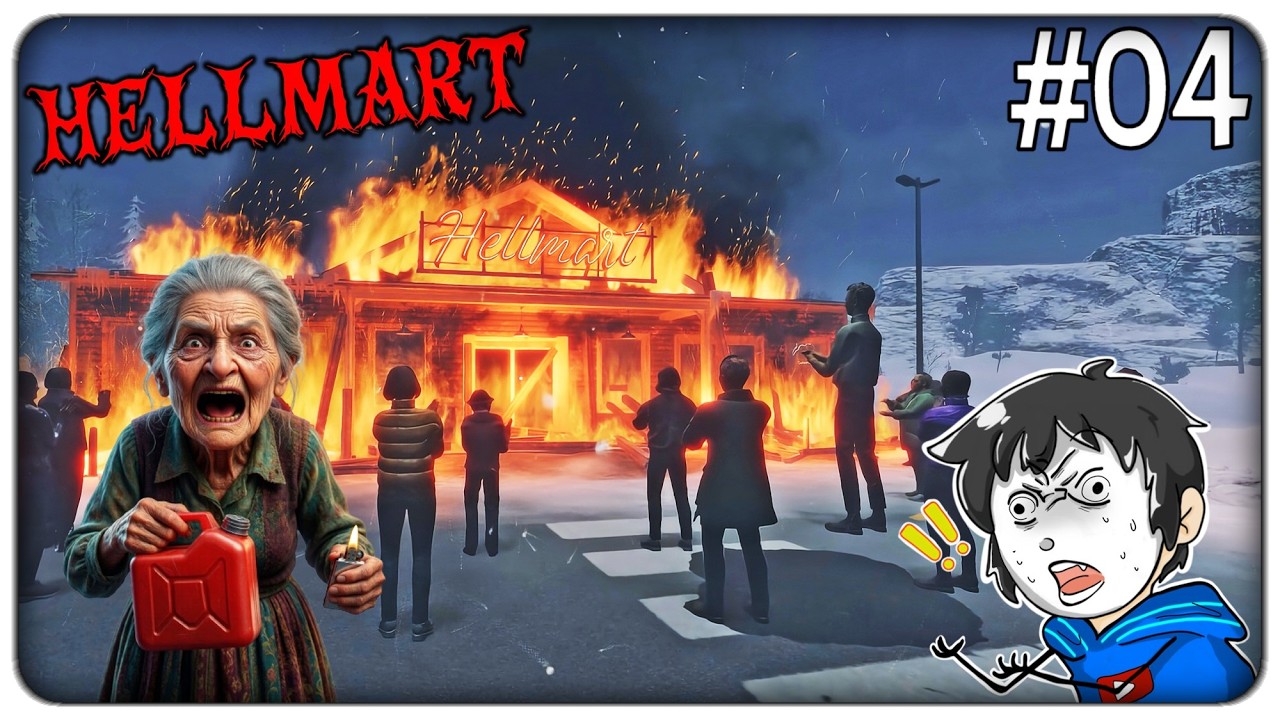 ULTIMA GIORNATA DI LAVORO ALL'HELLMART... CHIUDIAMO QUESTO POSTO PER SEMPRE (fine) | Hellmart ep.04