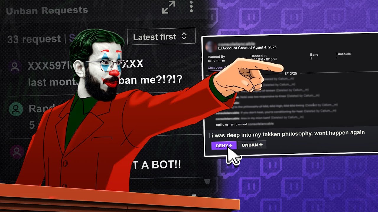 I Went Through My Unban Requests..