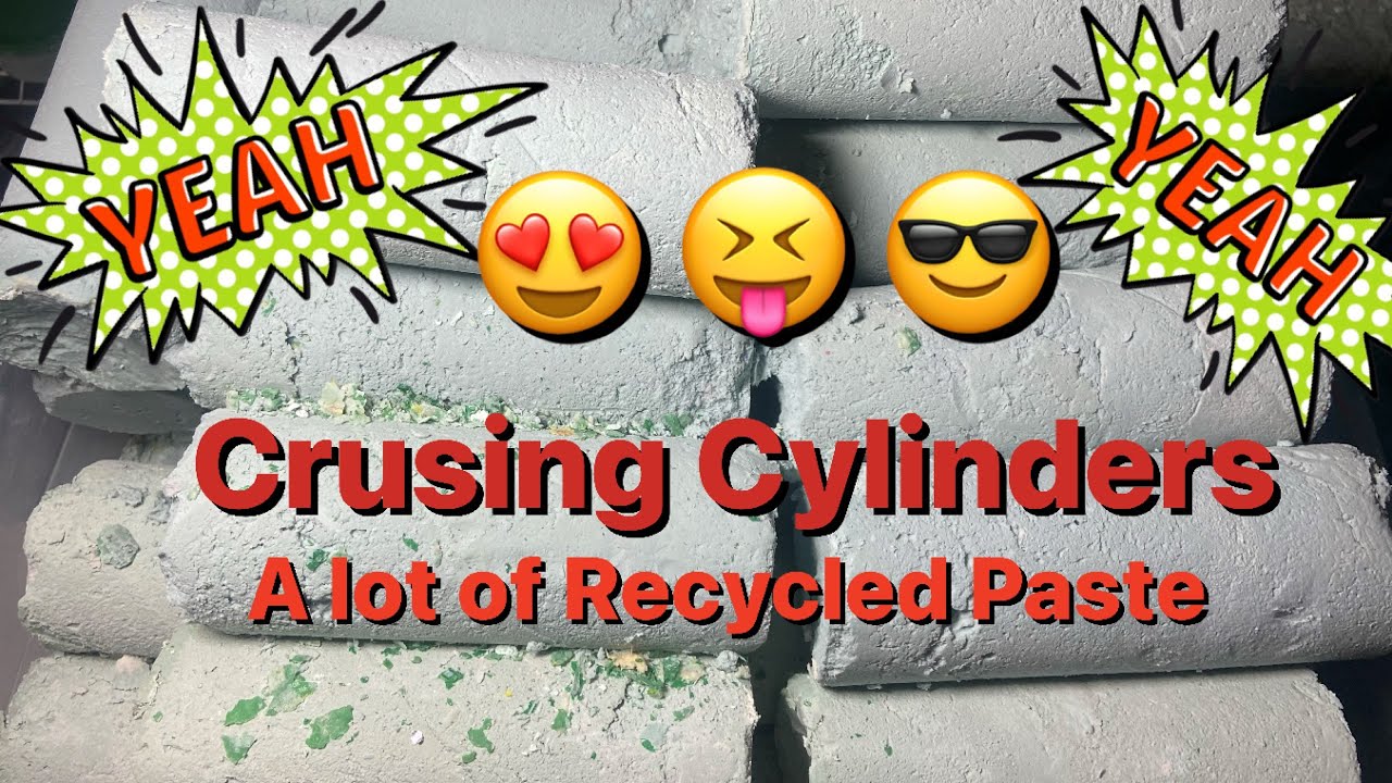 ASMR ODDLY SATISFYING AWESOME RECYCLED PASTE AND A LOT OF CYLINDERS 😍🥰😎