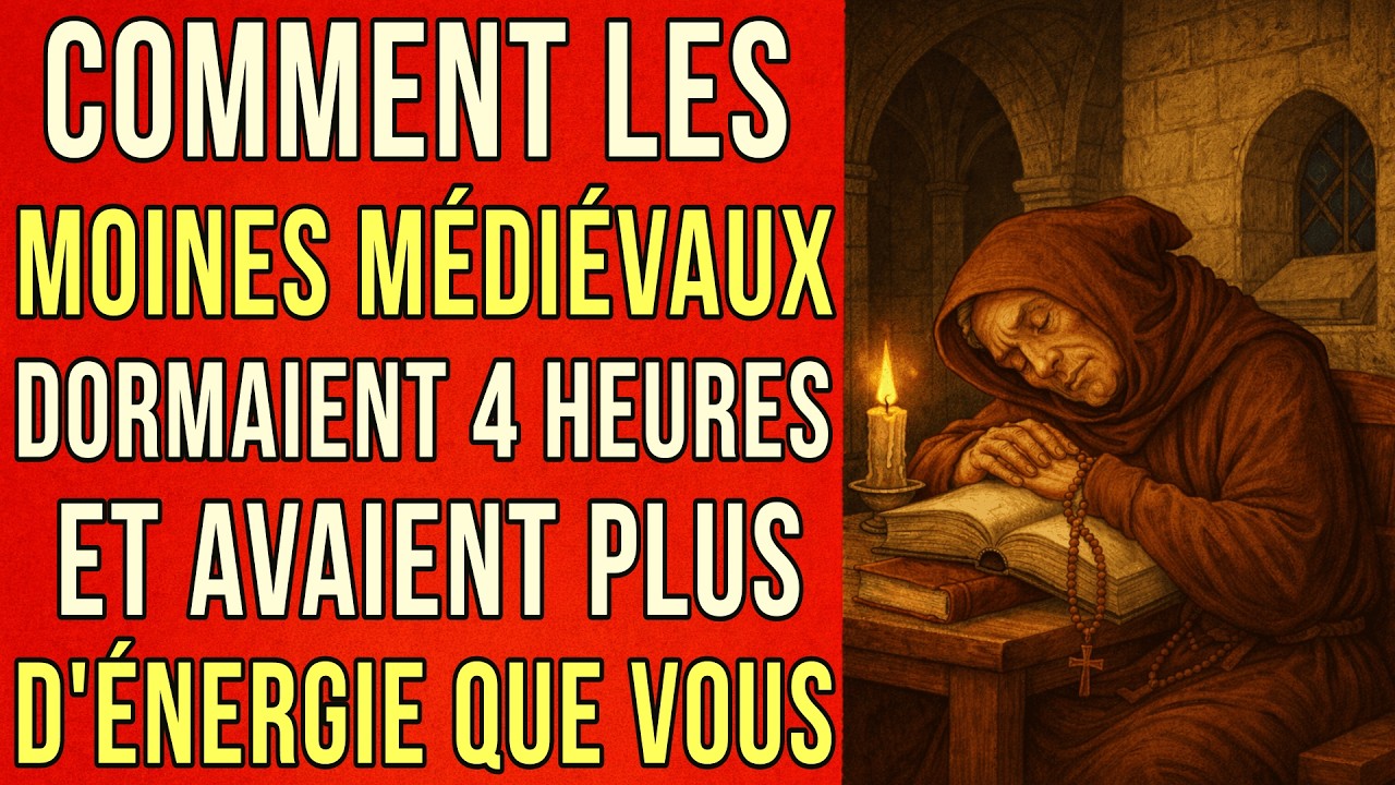 Comment les moines médiévaux dormaient 4 heures et avaient plus d'énergie que vous